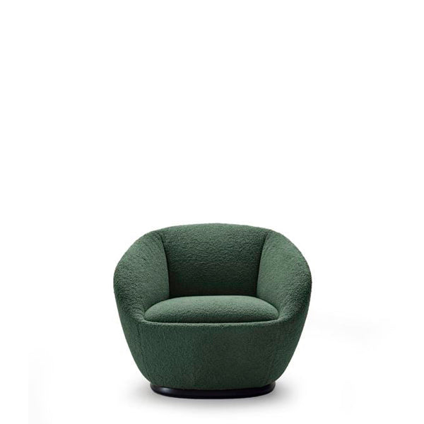 NAAN ARMCHAIR W/SWIVEL BASE - GREEN ACACIA 15 FABRIC