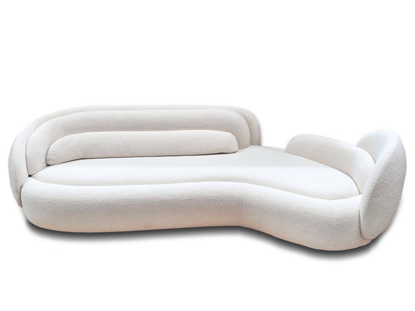 PEONIA SOFA 117" - WHITE ACACIA 01 FABRIC