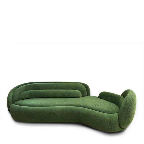 PEONIA SOFA 117" - GREEN ACACIA 15 FABRIC