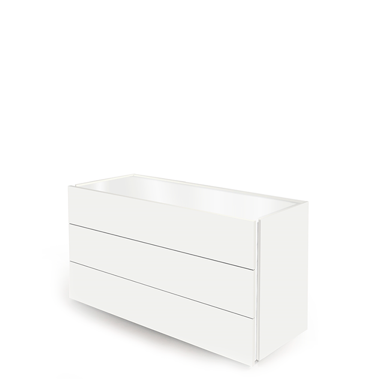ATLANTE 3 DRWRS DRESSER MATT 60 ATLANTE 3 DRWRS DRESSER MATT 60