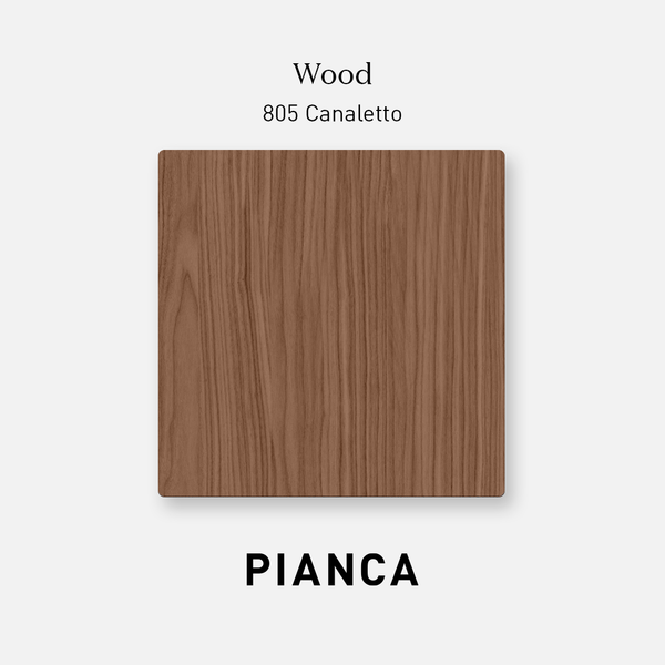 ATLANTE 3 DRWS DRESSER 60" - WALNUT/CALACATTA MARBLE GLASS