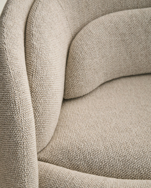 PEONIA SOFA 90" - BEIGE ZEA 01 FABRIC