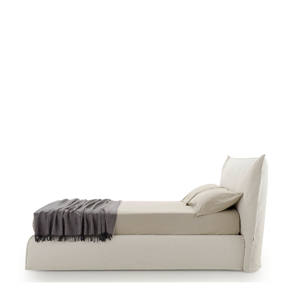 PIUMOTTO KING SIZE 91" - LIGHT BEIGE AQUARIUS 01 FABRIC