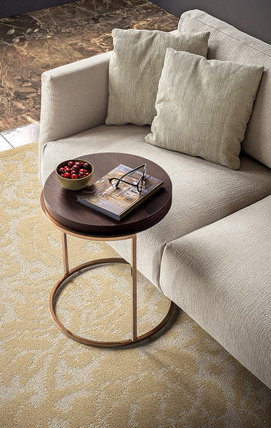 SERVOGIRO END TABLE 19" - WHITE MATT/TITANIUM