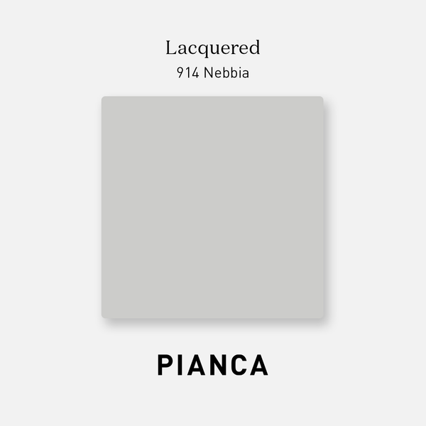 ALA WALL DESK W/GROMET 47" - WALNUT/FOG GREY NEBBIA MATT LACQUER