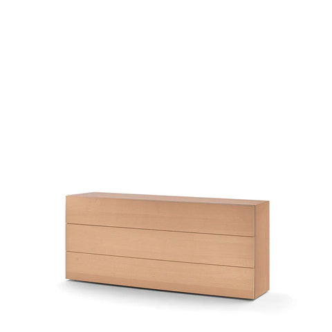 PEOPLE 3 DRWRS DRESSER 71" - BLEACHED ASH