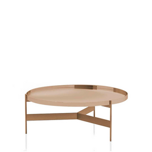 ABACO MEDIUM COFFEE TABLE 30" - HIGH GLOSSY BRONZE