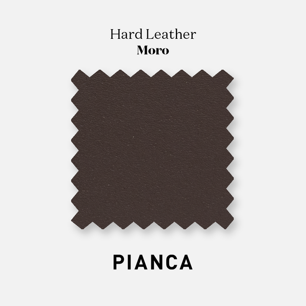 PALU' RT 1 DRWR NIGHTSTAND 23" - WALNUT/DARK BROWN MORO HARD LEATHER