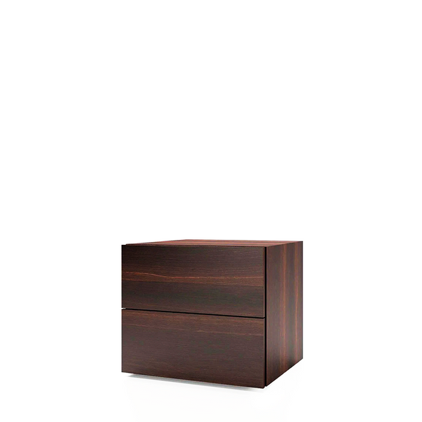 PEOPLE 2 DRWRS NIGHTSTAND 28" - BURNT OAK