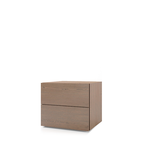 PEOPLE 2 DRWRS NIGHTSTAND 28" - OAK LAGUNA