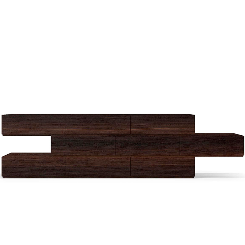 PEOPLE 9 DRWRS DRESSER W/SPACERS STACKABLE 71" - BURNT OAK